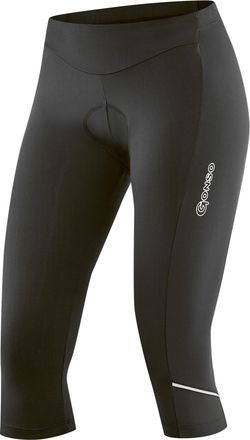 Gonso Fahrradhose GONSO Essential Tight 3/4 W, Damen, Gr. 34, Normalgr&ouml;ssen, schwarz, 90% Polyamid, 10% Elastan, Hosen Fahrradhose, Damen 3/4 Radhose mit Si