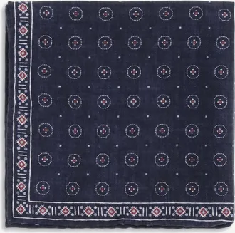 Brunello Cucinelli Ethnic-patterned silk Pocket Square Male UNI