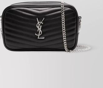 Saint Laurent lou mini leather quilted crossbody bag