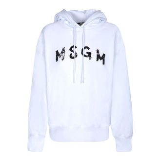 Msgm Mujer, Sudaderas, Blanco, Talla: XS