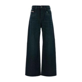 Diesel Wide Jeans, female, Blue, Size: W25 1996 D-Sire Jeans