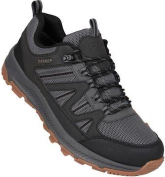 Mountain Warehouse Route Suede Waterproof Outdoor Walking Shoes in Gray at Nordstrom, Size 12