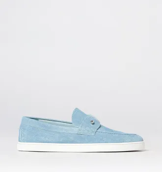 Christian Louboutin Loafers Men color Gnawed Blue