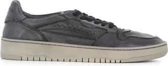 Lemargo Hb 01A Cervo - Heren - Sneakers - Zwart - 43 EU - Leer - Schoenen