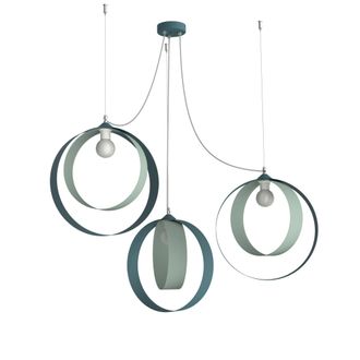 Lumicom Shell L&aacute;mpara De Techo 3 Luces Bicolor Mate