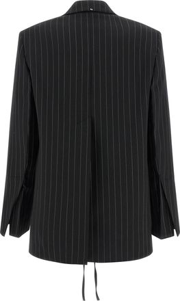 Sportmax Womens Black Wool Blazer Clothing
