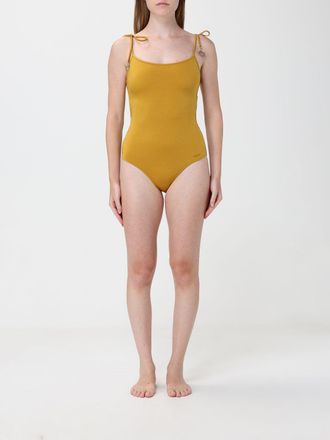 Chlo&eacute; Beaded Polyamide One-Piece Swimsuit with a Straight Neckline