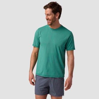 Backcountry Tahoe Sun Short-Sleeve Crew - Mens in Gearhead Green at Nordstrom, Size Xx-Large