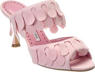 Manolo Blahnik Kelna 70 Suede Sandal