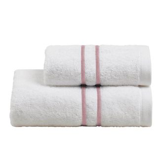 Biancoperla DOUBLE Face Cloth Set + Guest, White/Incense