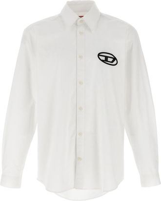 Diesel White Long Sleeve Shirt