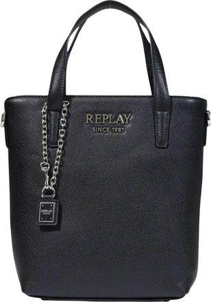 Replay Sintetico Texturizzato - - Bags - Donna - Nero - ONE SIZE
