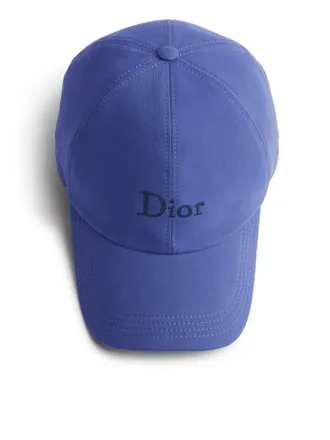 Dior BLUE COTTON CANVAS HAT - Christian Dior - Man