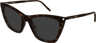 Saint Laurent unisex, Accessoires, Zwart, Maat: 55 MM Nylon