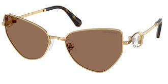 Swarovski SK7003 400473 Womens Sunglasses Gold Size 57