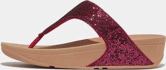 FitFlop Dames Fit Flop Lulu Glitterball teensandalen in frambooskleur