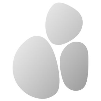 Vente-Unique Specchio da parete organici 3 misure - Lotto di 3 - SANIJI