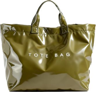 Generic Christmas Plaid PVC Tote Bag for Women Letters Print Tote Bag Plastic Handbag with Tops Handle (F)