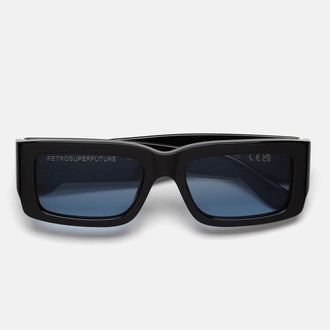 Retro Superfuture Night Azure Ons Black/Blue Unisex Sunglasses