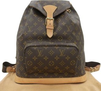 Louis Vuitton Brown Monogram Pvc Leather Backpack (Pre-Owned)