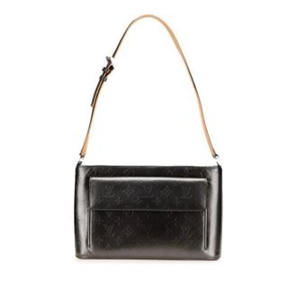 Louis Vuitton Pre-owned Shoulder Bags, female, Gray, Size: ONE SIZE Pre-owned Leather Shoulder Bag