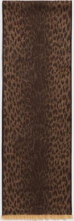 Gucci Reversible GG Wool Jacquard Scarf, Beige