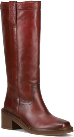 Frye Kate Block Heel Boot in Merlot at Nordstrom, Size 8.5 Regular Calf