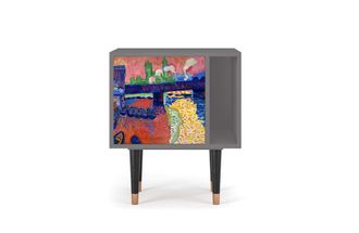 StoryZ Mesita de noche multicolores 1 puerta L 58 cm
