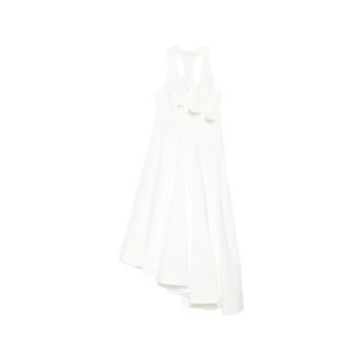 Zimmermann Party Dresses, female, Beige, Size: XS Luna Applique Midi Dress