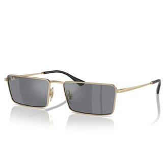 Ray-Ban Tijdloze Stijl Zonnebril Emy Rb 3741 - unisex - Zonnebrillen - Geel - 56 MM - Accessoires