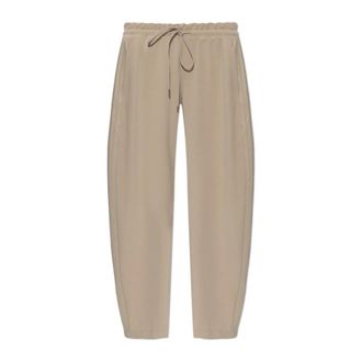 adidas Wijde Trainingsbroeken - Dames - Sweatpants - Beige - 2XS - Broeken