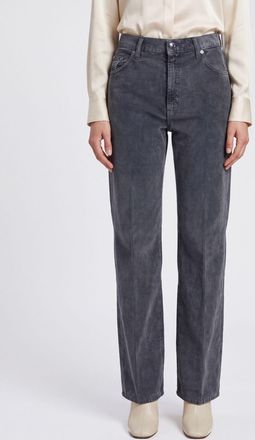 Haikure Jeans Clara flared in velluto a coste a vita media