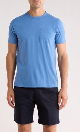 Brooks Brothers Cotton Jersey Pocket T-Shirt in Blue Multi at Nordstrom Rack, Size Xx-Large