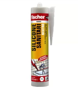 Fischer Sigillante Siliconico Neutro A Base Alcolica Per LImpiego In Ambienti Sanitari 25 Pz - Fischer