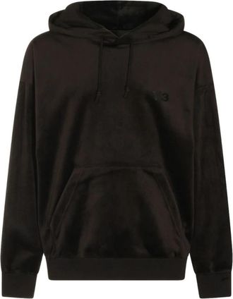 Yohji Yamamoto Logo Hoodie - Dames - Hoodies - Zwart - S - Hoodies & sweatvesten