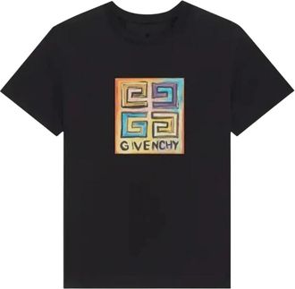 Givenchy Tops, Heren, Zwart, S, Katoen, Josh Smith Collaboration T-shirt