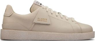 Clarks Sneakers - Heren - Sneakers - Wit - 41 EU - Leer - Schoenen