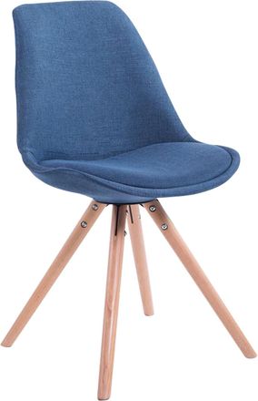 Clp Silla Visita Toulouse Rund En Tela Azul Natural