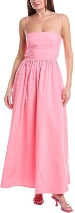Susana Monaco Poplin Open Back Maxi Dress