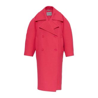 Balenciaga Abrigo de Lana Cruzado - Coats - Mujer - Rosa - 2XS