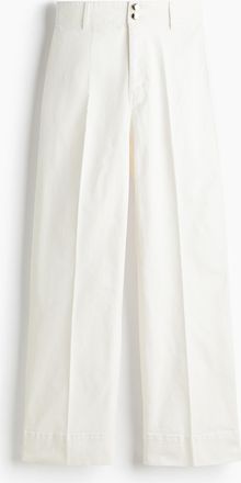 H&M Hose aus Canvas - White
