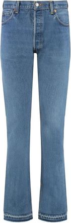 Re/Done 70s High Rise Skinny Boot - Dames - Bootcut Jeans - Blauw - W28 - Katoen - Jeans