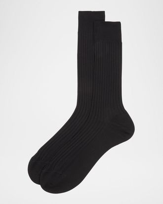 Pantherella Mens Danvers Fil dEcosse 3-Pack Crew Socks