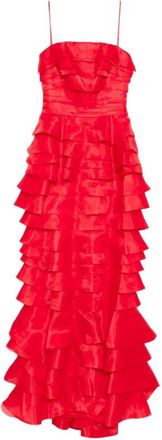 Saiid Kobeisy Layered Organza Long Dress
