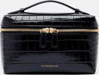 Victoria Beckham Vanity croc-effect leather vanity bag
