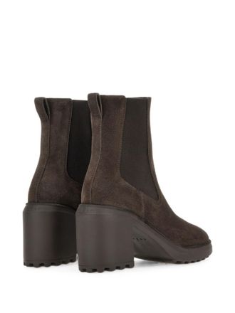 Hogan Suede Chelsea Boot - Brown