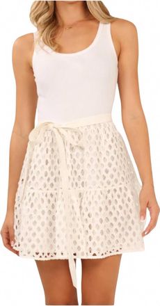 BTB Los Angeles Milos Mini Dress In White