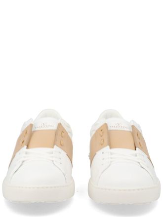 Valentino Garavani Leather Sneaker - Beige