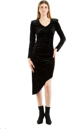 Patrizia Pepe Black Polyester Casual Womens Dress