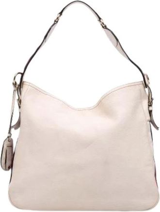 Gucci Pre-owned Shoulder Bags, female, White, Size: ONE SIZE Pre-owned Leather gucci-bags